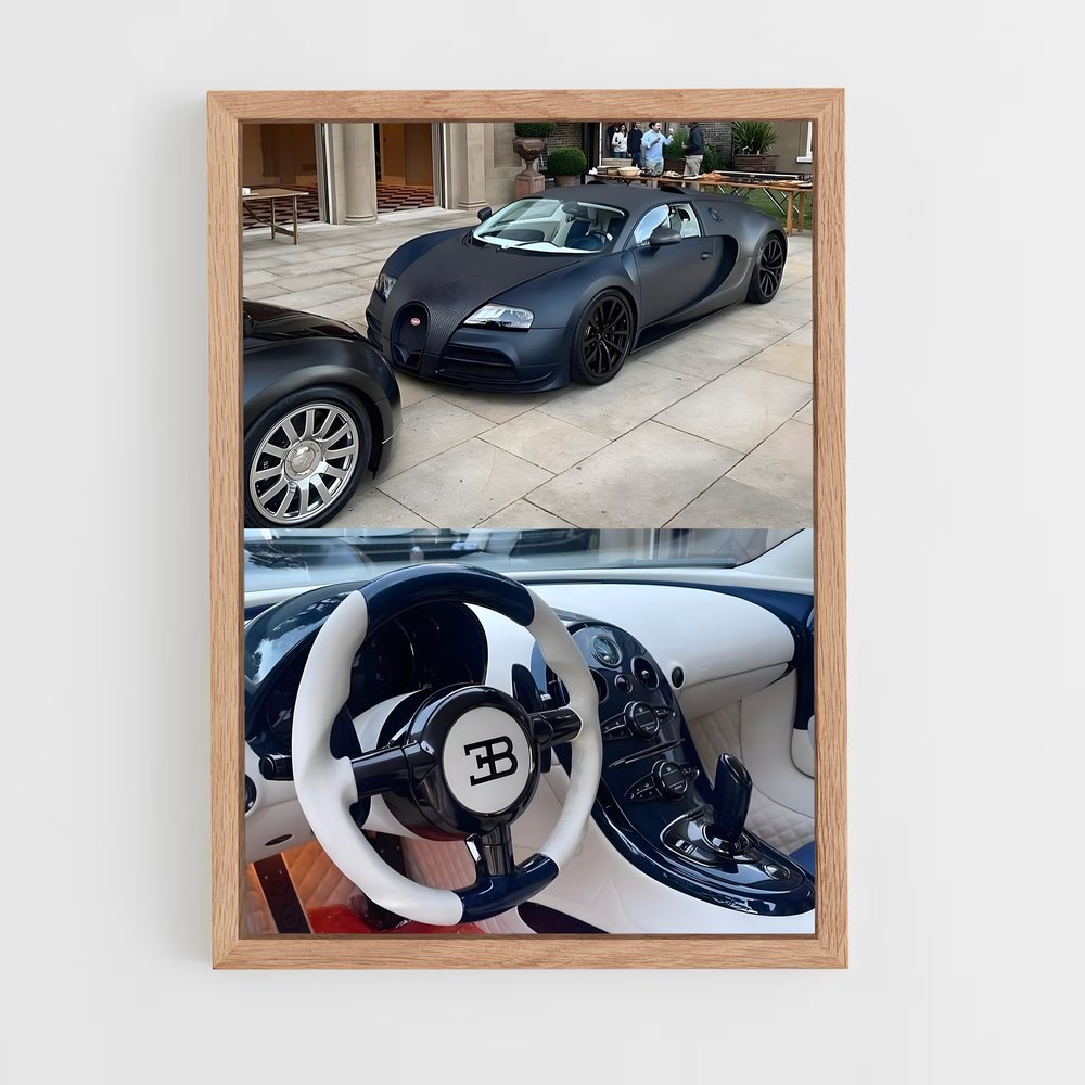 Poster Veyron en Piste – affiche Mansory (vue 4)